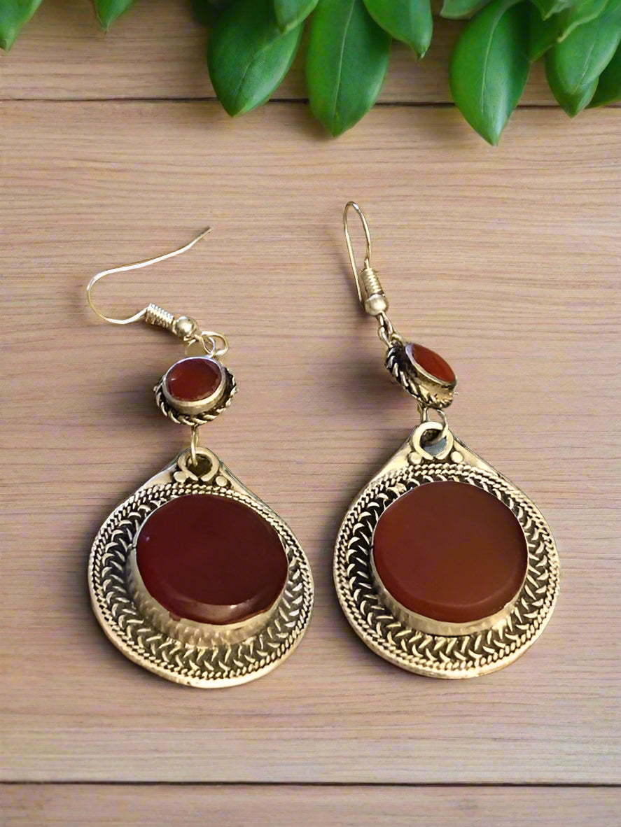 5 Pairs Afghani vintage earrings | Afghani Tribal Jewellery