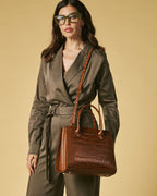 Italian Calfskin Handbag For Casual And Formal Wear