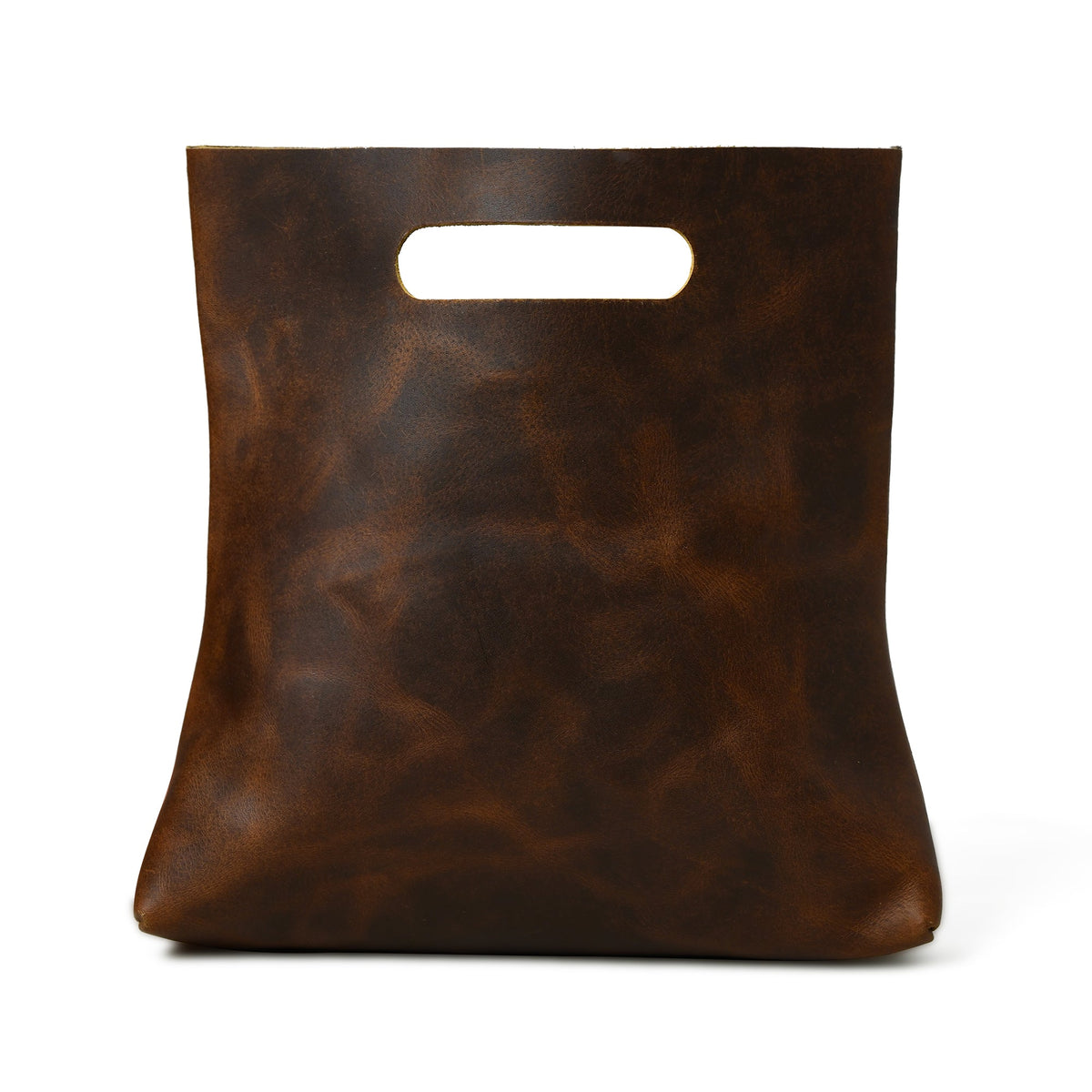 Brown Suede Hobo Bag