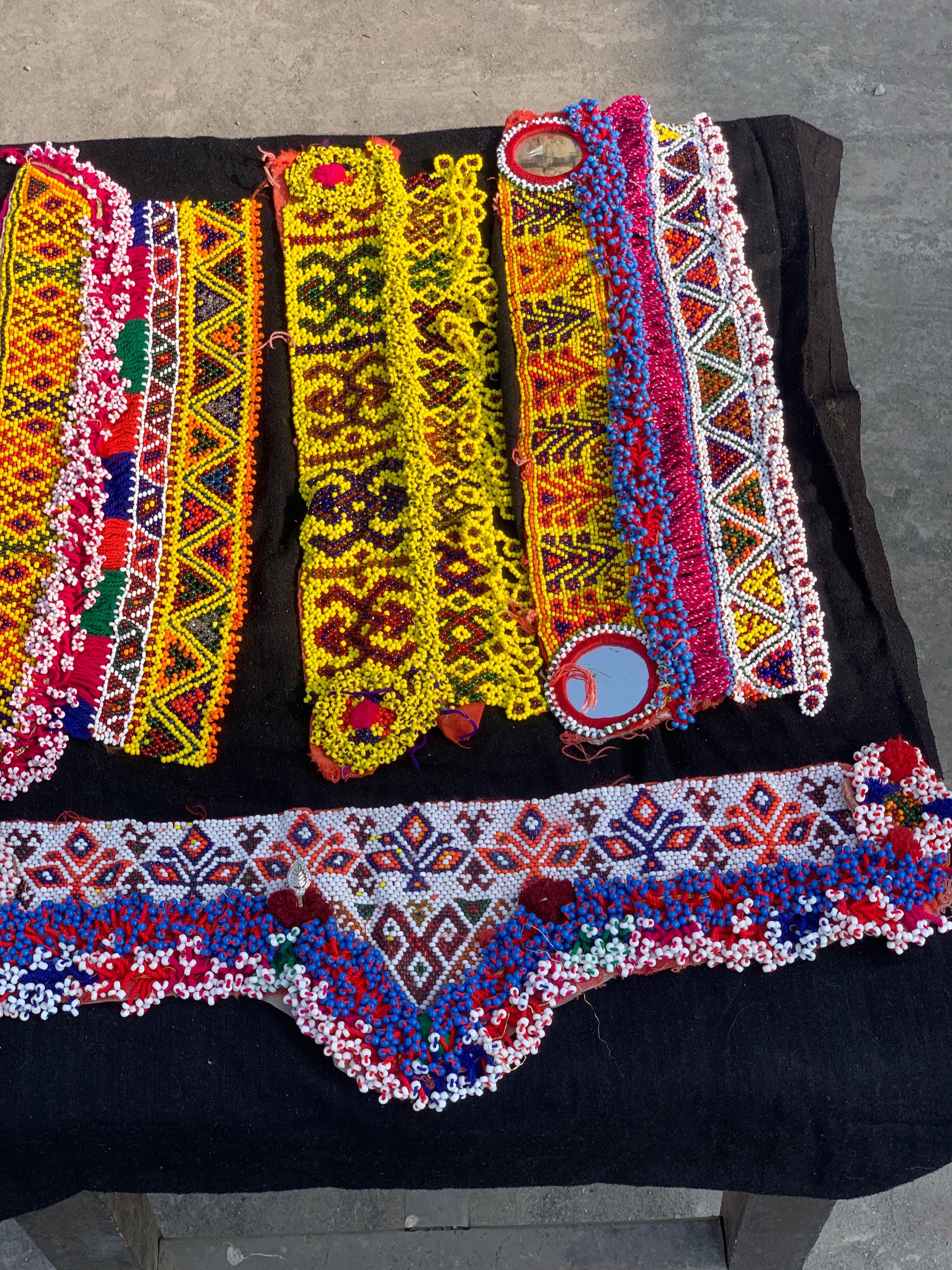 afghhani beaded patches
