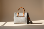 Authentic Artisan Made Wool Felt Tote Bag | Kyrgyzstan handcrafted Handbag