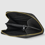 bifold zip wallet women