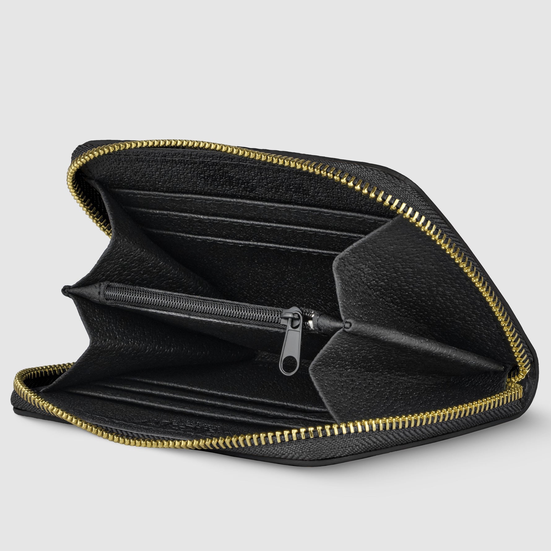 bifold zip wallet women