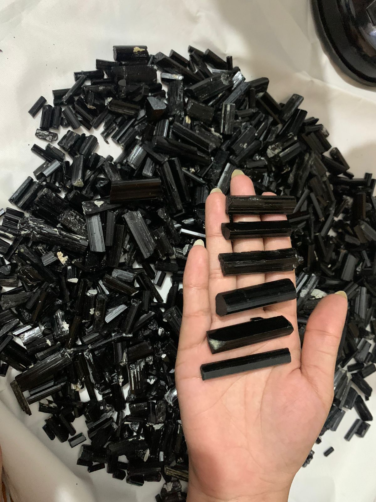 Buy natural raw black tourmaline protection stone