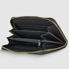 minimalist leather wallet women