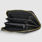 minimalist leather wallet women