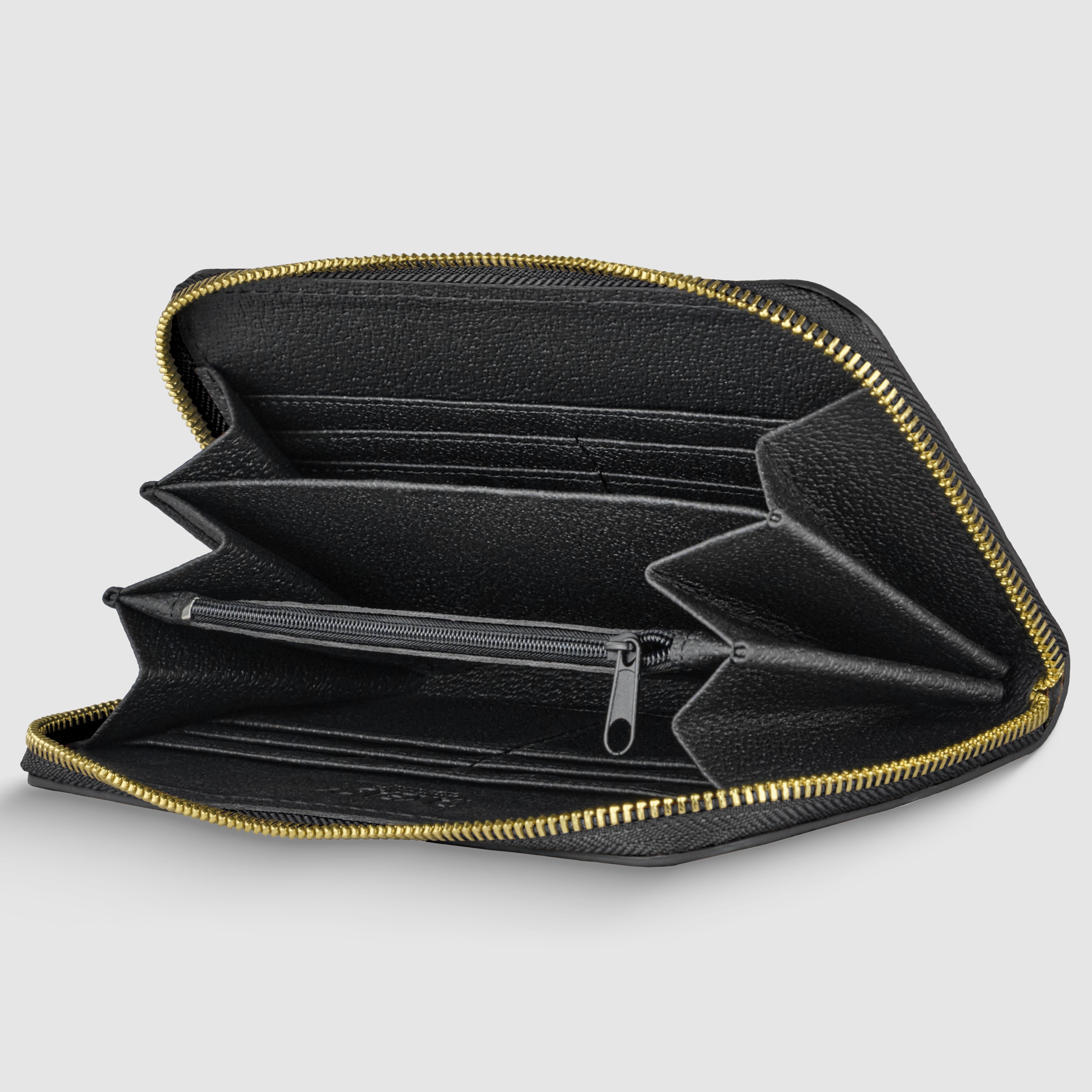minimalist leather wallet women