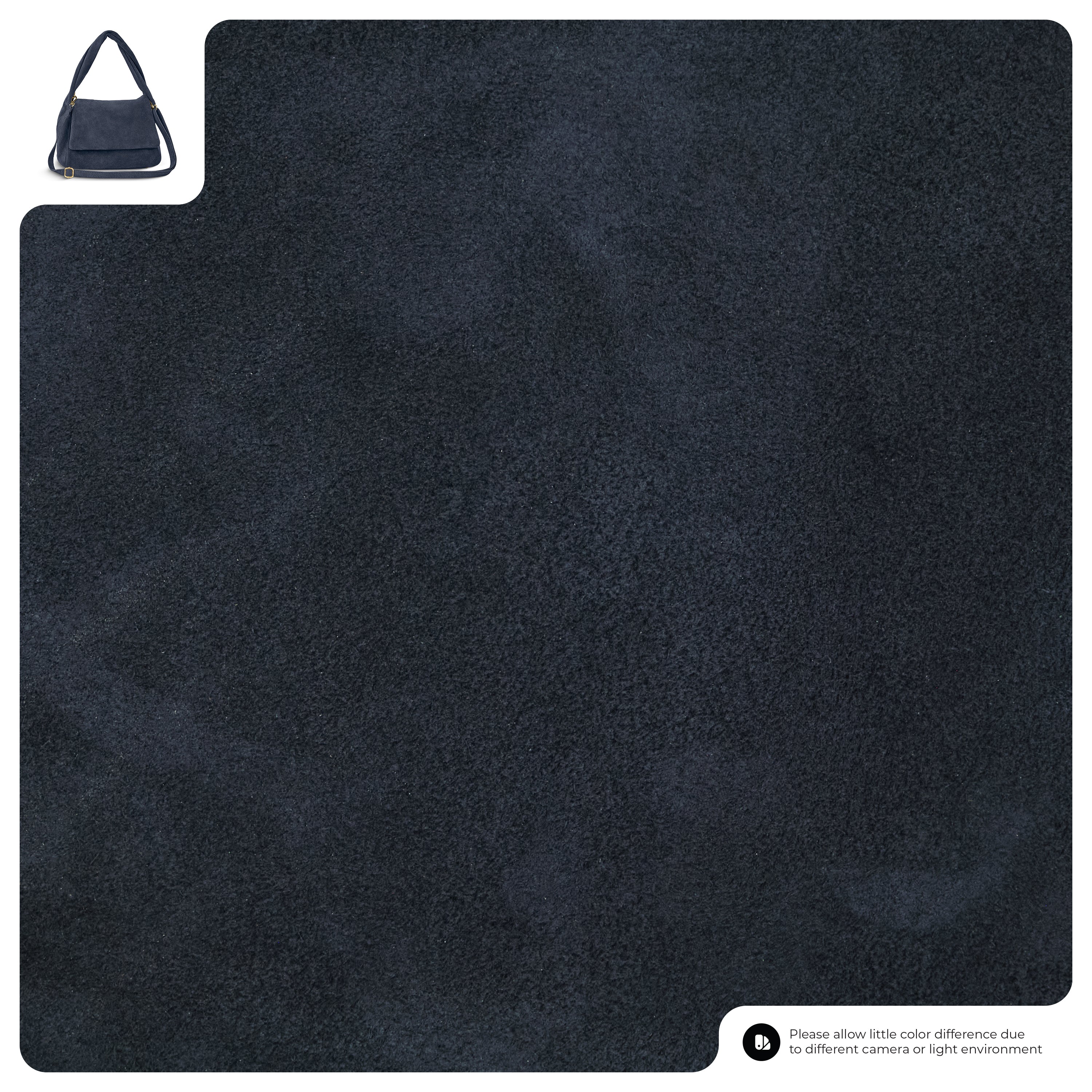 Blue Leather Sheet Italian