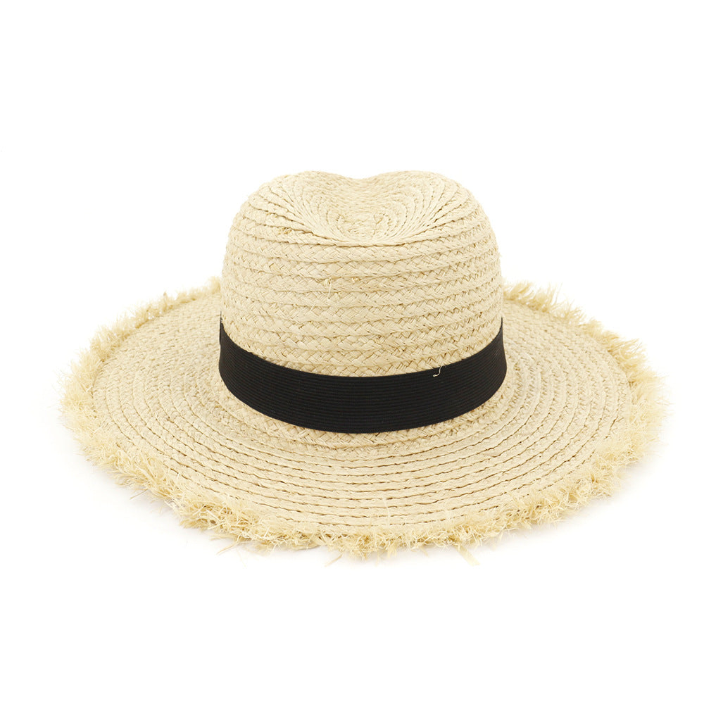 handmade straw hat for beach vacations