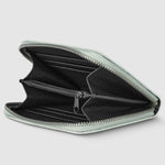 leather zip wallet women for Sale