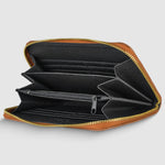 calf leather wallet women