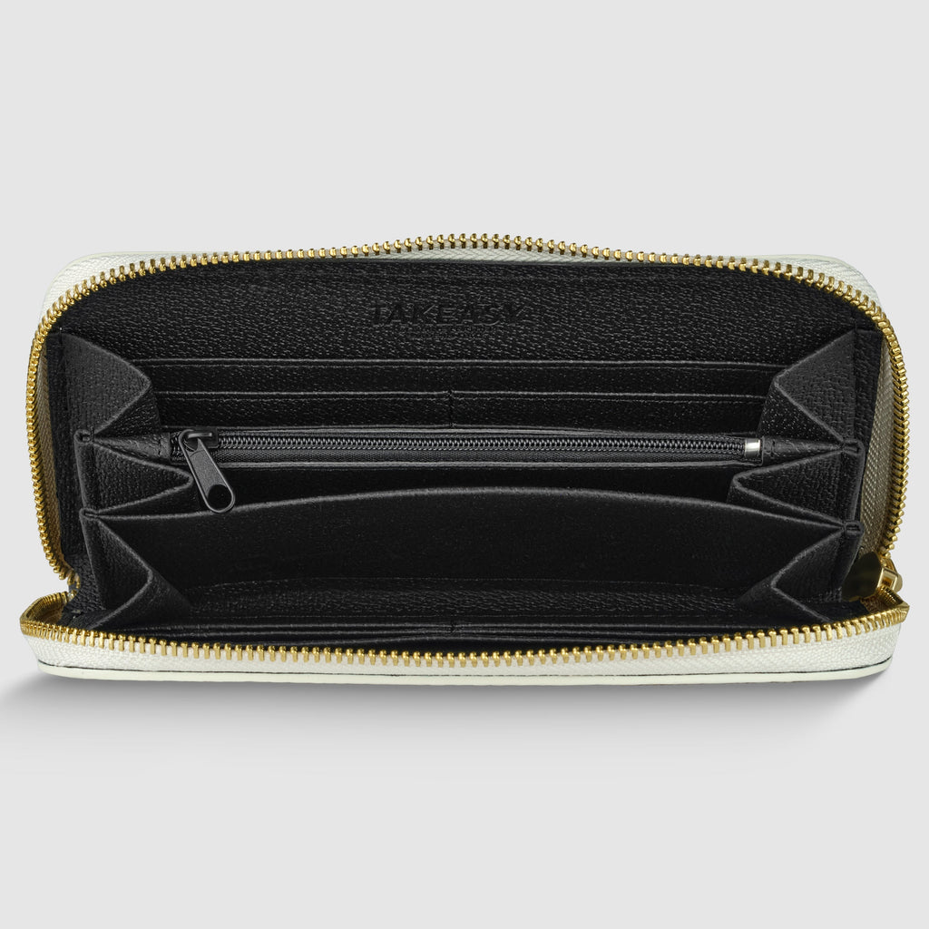 slim leather wallet women for sale