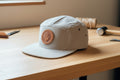 Canvas Camp Hat with Leather Patch – 5 Panel, Made in USA