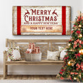 merry christmas and happy new year decoration sign