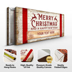 merry christmas holiday wall decor sign