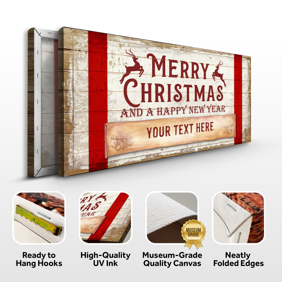 merry christmas holiday wall decor sign
