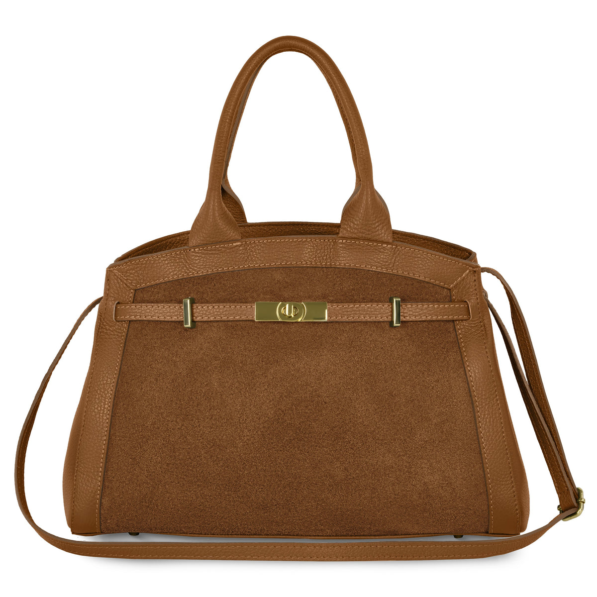 classic Italian suede tote bag timeless design