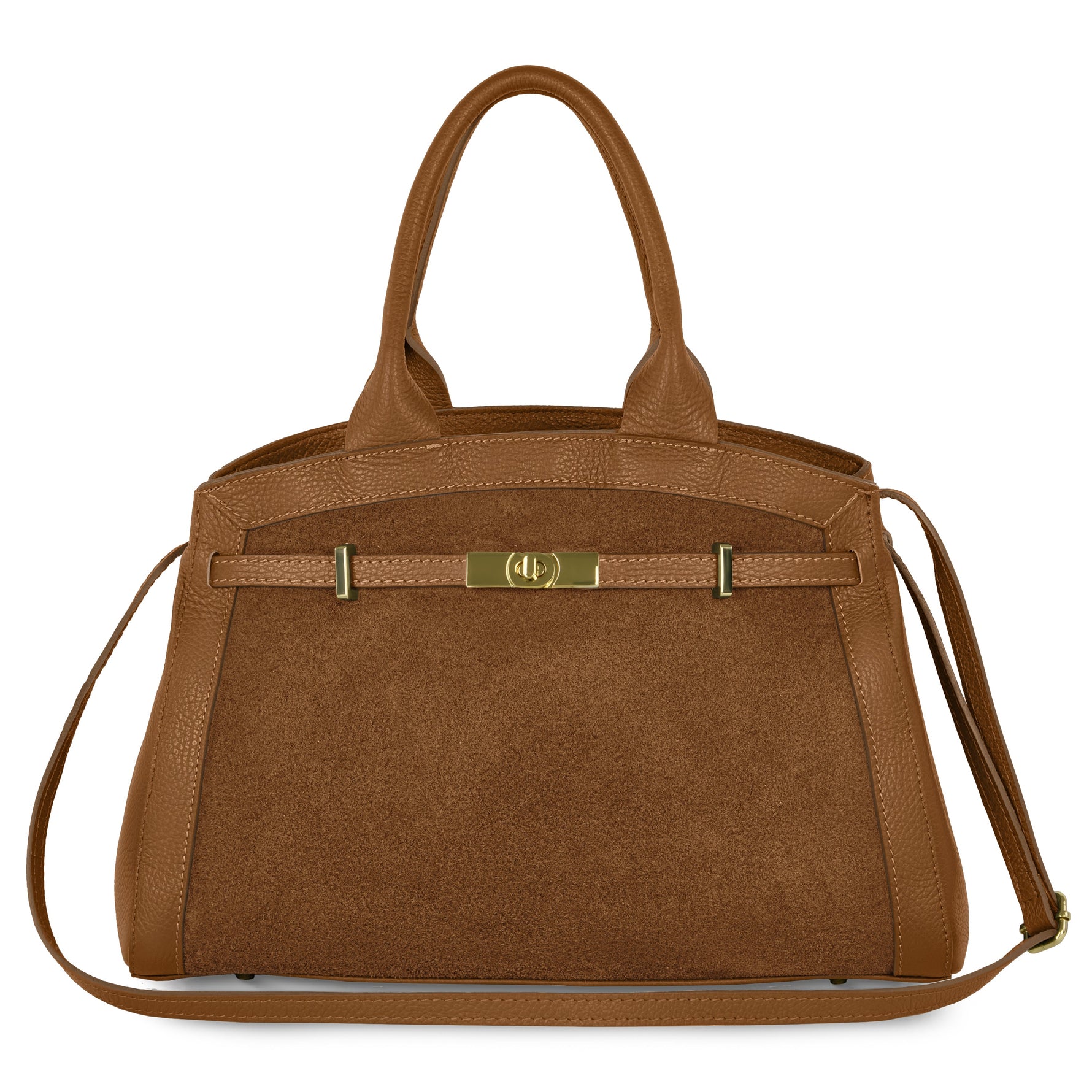 classic Italian suede tote bag timeless design