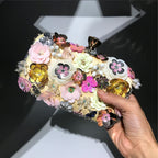 floral clutch bag for weddings and parties
