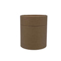Brown cylindrical container packing for food