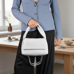 Custom leather tote genuine handcrafted