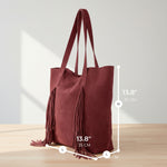 Custom leather weekender bag genuine