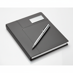 Custom Logo A5 Promotional Notebook — Business Journal with Pen (Bulk & OEM)