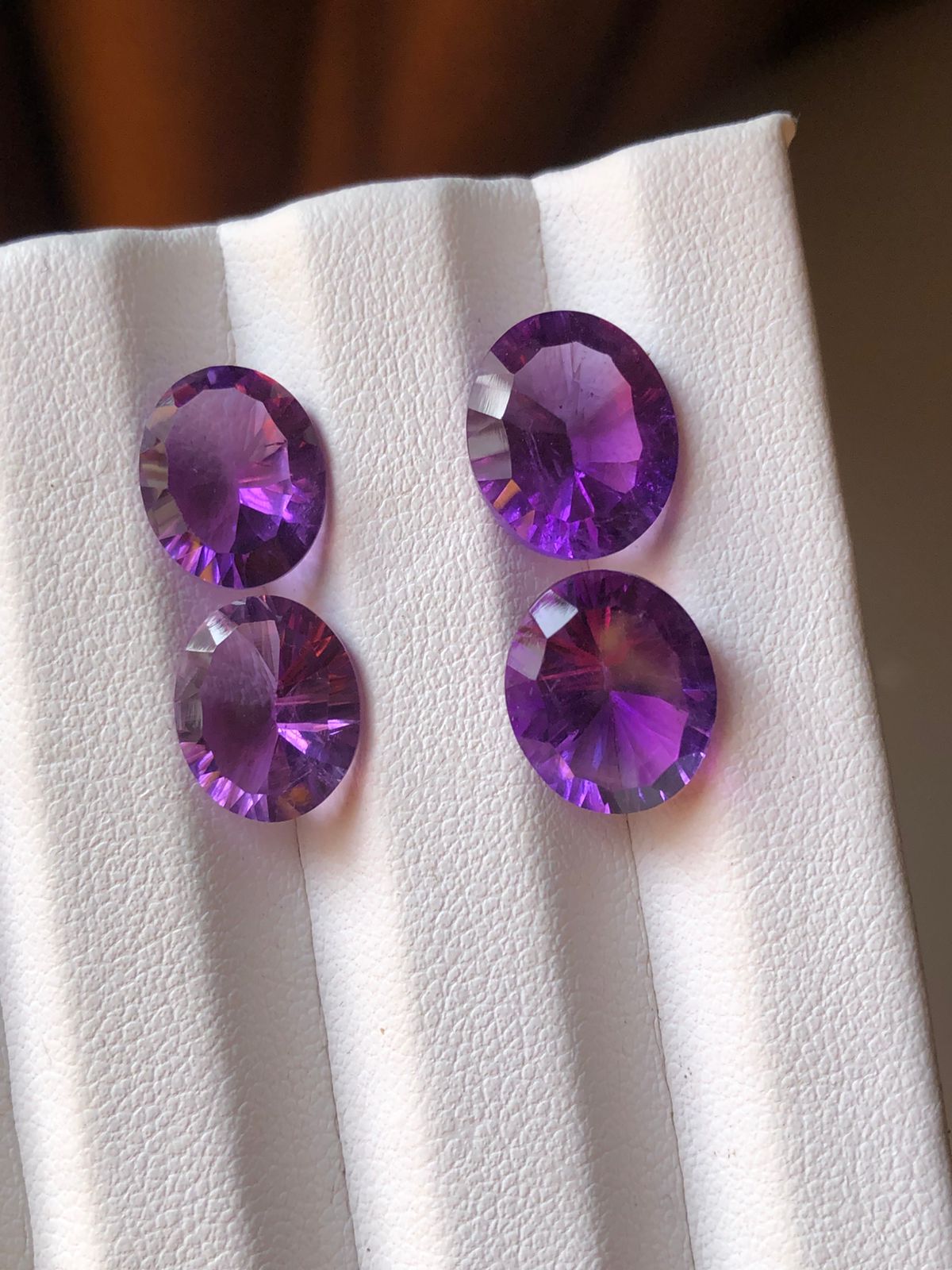 loose cut amethyst quartz
