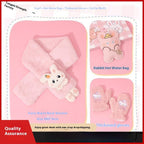 girls Christmas bunny gift box