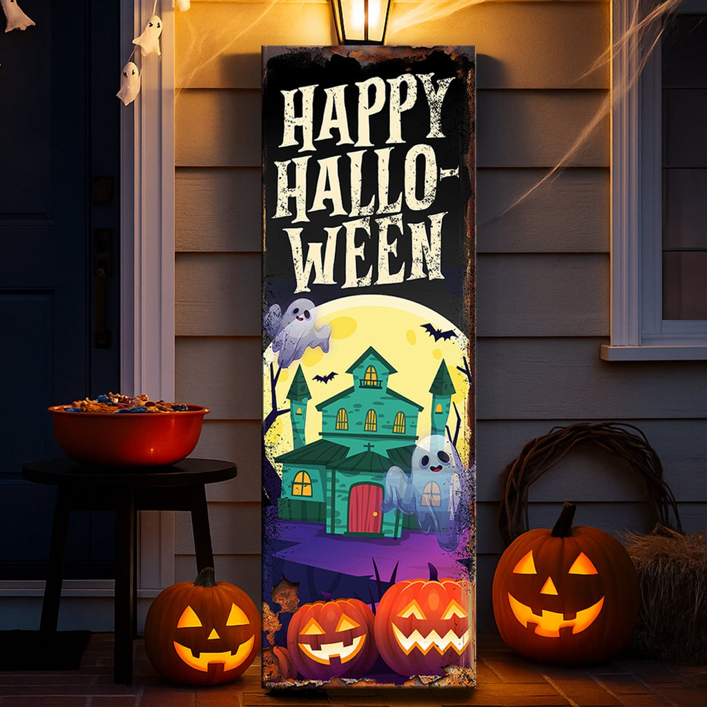 funny halloween welcome sign