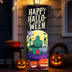 funny halloween welcome sign