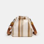 casual canvas bucket bag for everyday use
