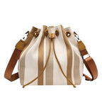fashionable canvas shoulder bag for women
