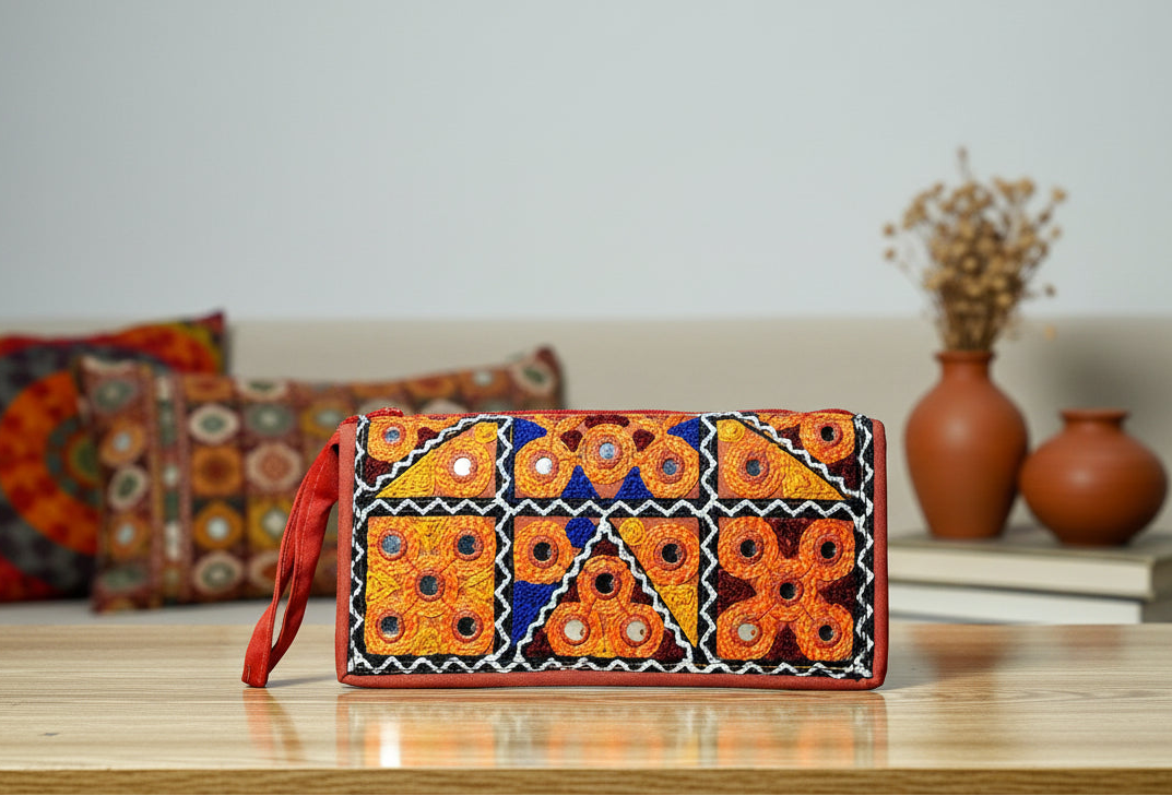 mirror embroidery purse for Sale