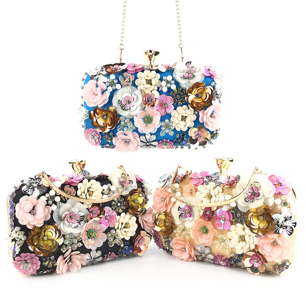 small floral clutch purse for women
