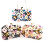 small floral clutch purse for women
