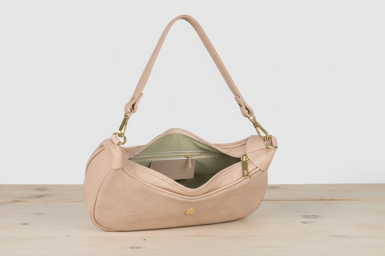 Suede casual clutch