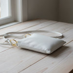 Italian suede crossbody shoulder purse small