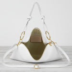 Italian suede shoulder bag for everyday