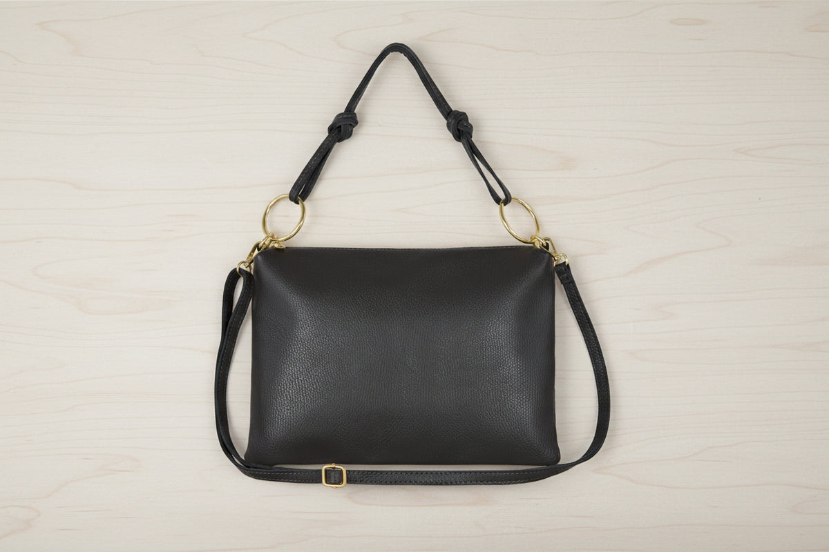 knotted suede leather crossbody for vacation