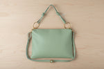 Genuine suede handbag