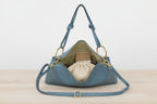 Luxury suede handbag