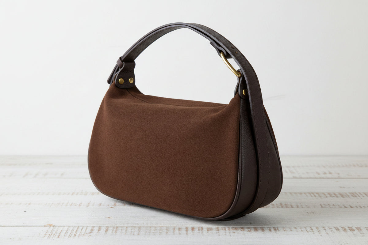 Suede Crossbody Bag