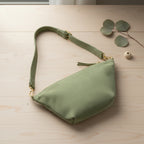 Italian Genuine Suede Crossbody Bag | Handcrafted Leather Purse