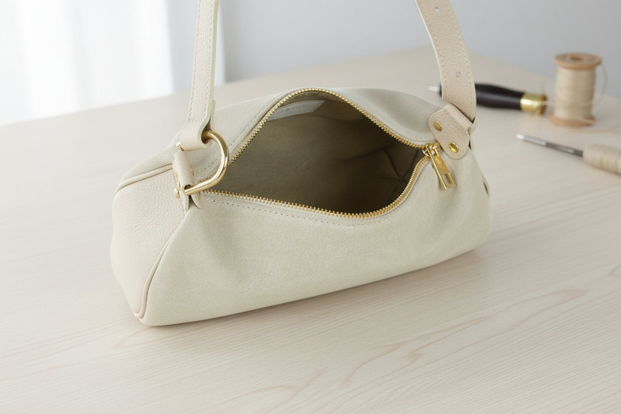 Italian suede bag