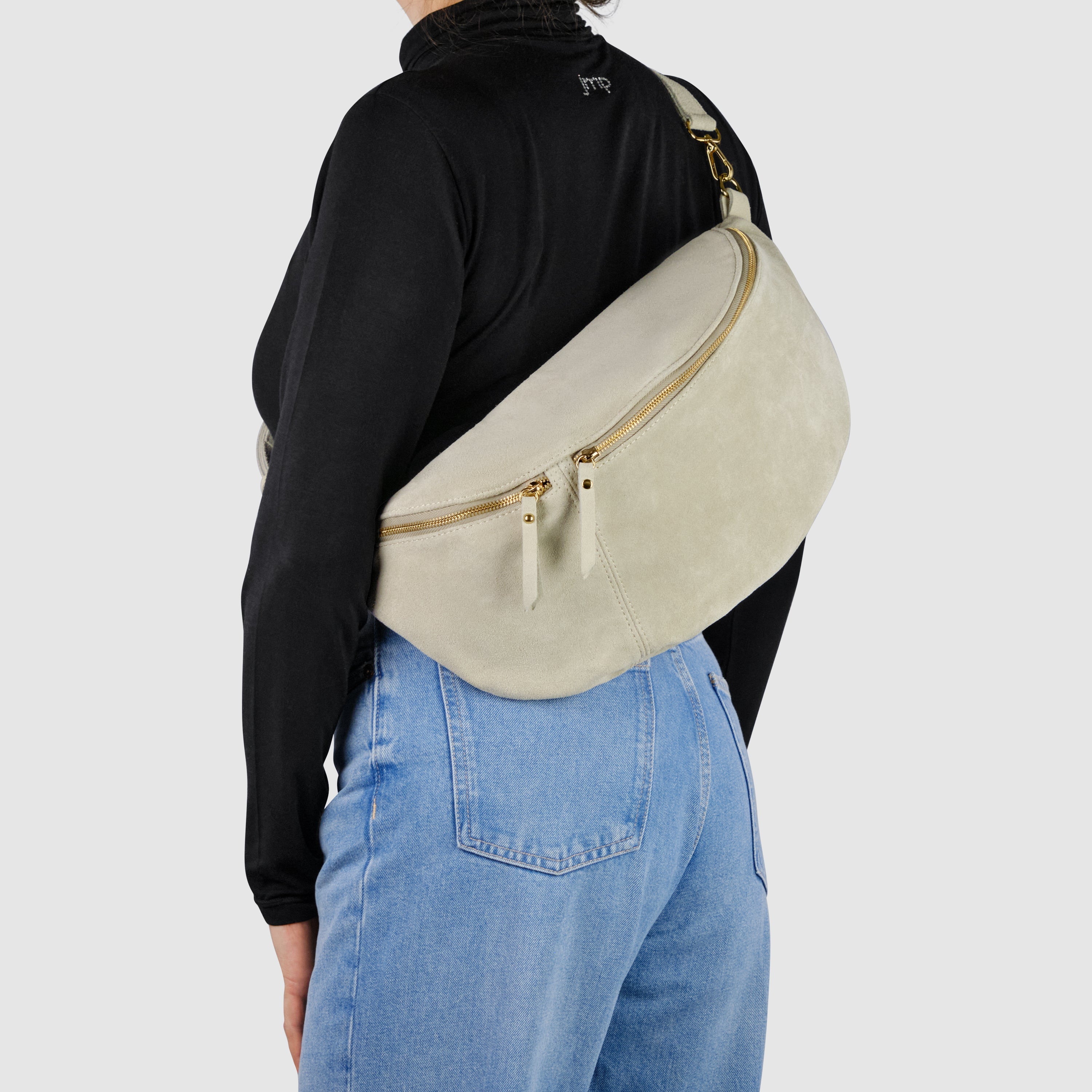 Italian Genuine Suede Crossbody Bag | Handcrafted Leather Purse
