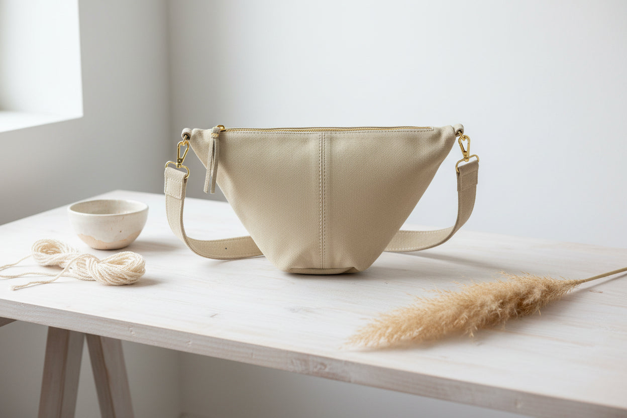 Italian Genuine Suede Crossbody Bag | Handcrafted Leather Purse