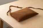 small handmade Italian leather shoulder purse