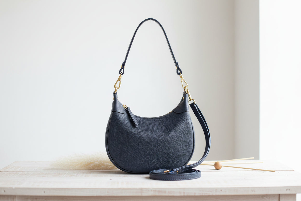 Italian  suede crossbody bag women