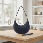 Italian suede crossbody